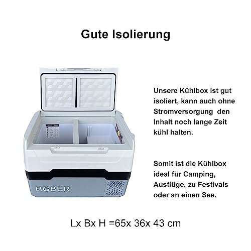 RGBer TG-Serie Auto Kühlbox mit Kompressor.